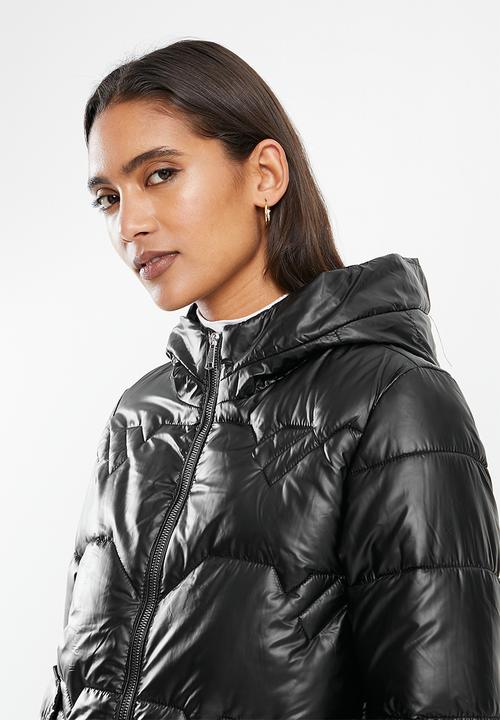 Stella Morgan - Long sleeve puffer jacket - black