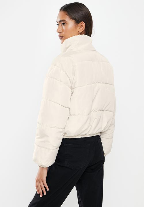 Stella Morgan - Long sleeve puffer jacket - cream