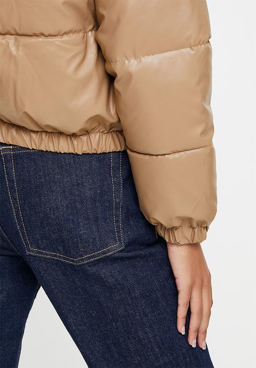Stella Morgan - Long sleeve puffer jacket - latte