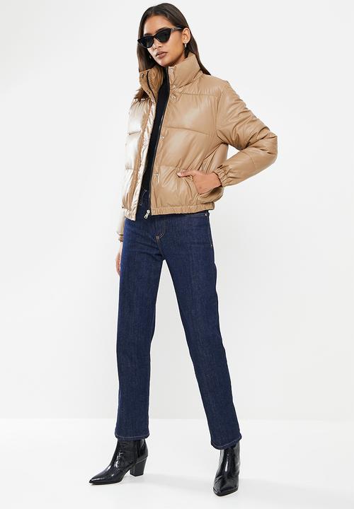 Stella Morgan - Long sleeve puffer jacket - latte