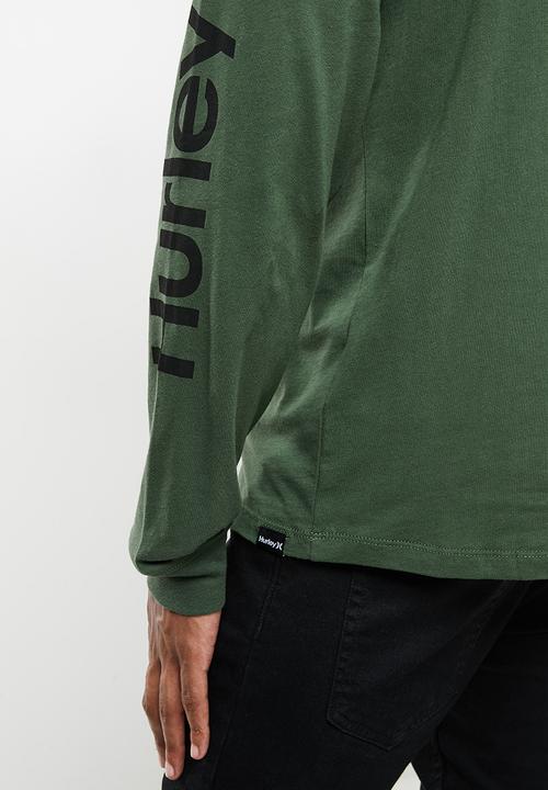 Hurley - Evd wsh oao icon long sleeve - green