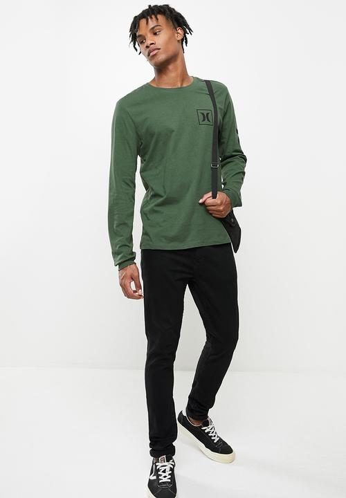 Hurley - Evd wsh oao icon long sleeve - green
