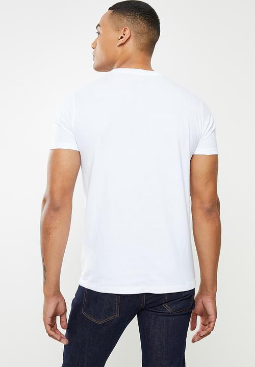 Replay - The replay printed tee - white