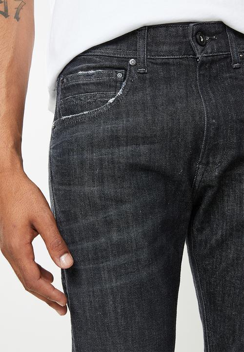 Replay - Tapered denim jeans - black
