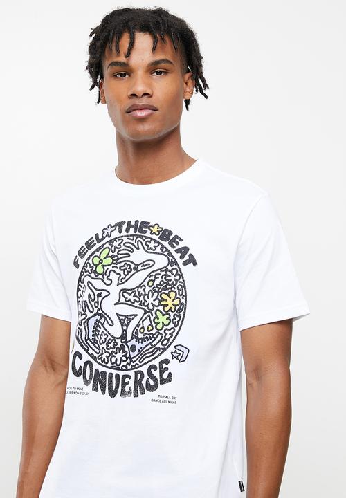 Converse - Abstract dance tee - white