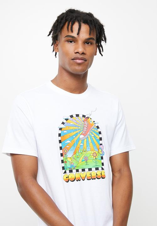Converse - Flying chuck tee - white