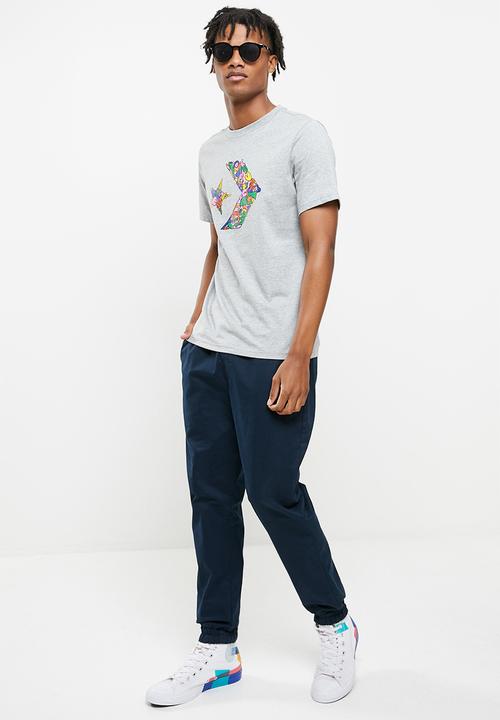 Converse - Create from home tee - grey melange