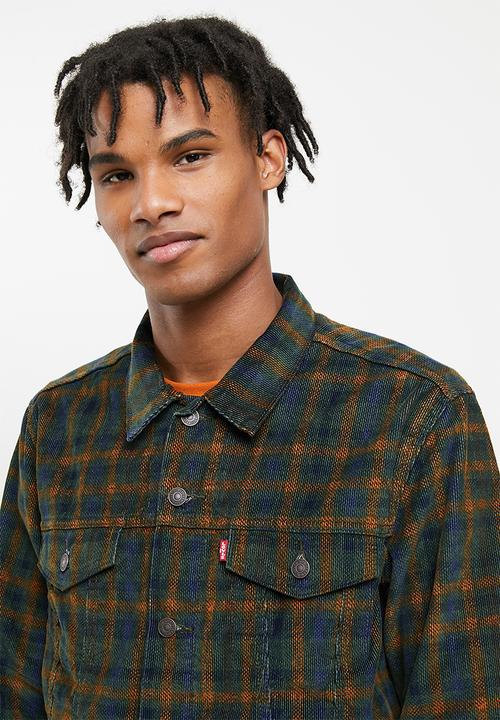 Levi’s® - The trucker jacket liliana plaid - mossy green