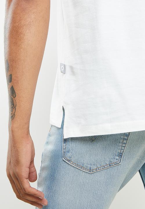 urban° - Urban big back print crew tee - winter white