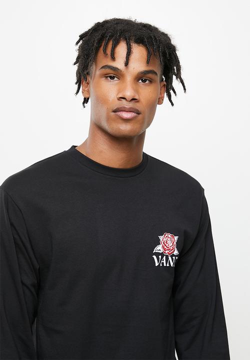 Vans - Tattoo rose long sleeve - black