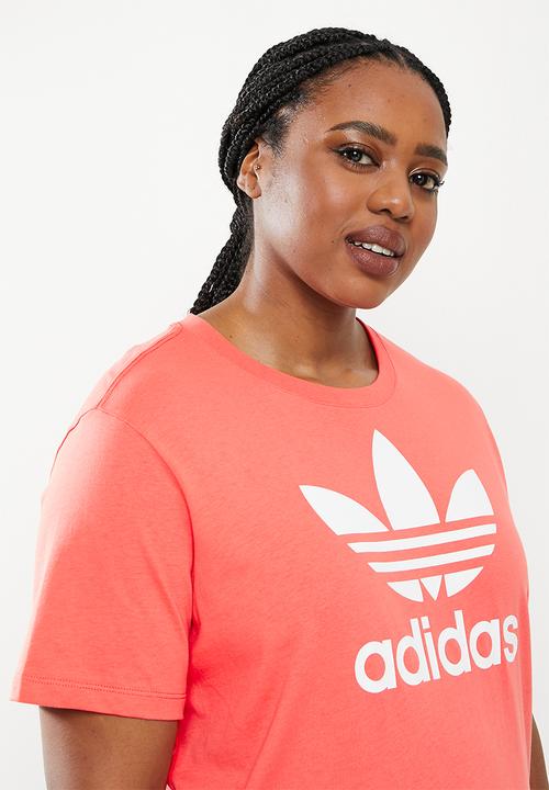 adidas Originals - Plus trefoil tee - semi turbo