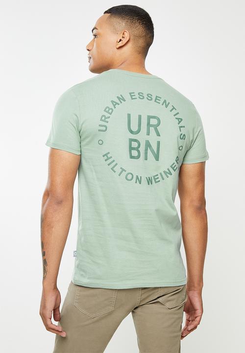 urban° - Urban high square crew tee - iceberg green