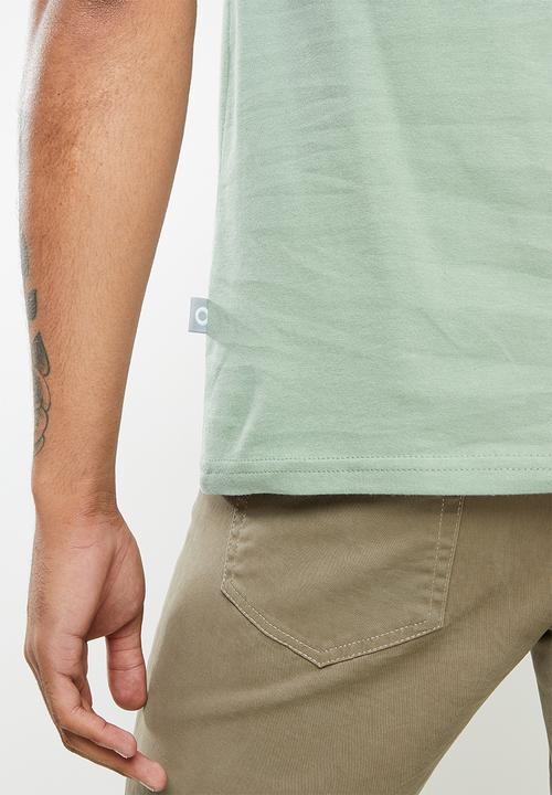 urban° - Urban high square crew tee - iceberg green