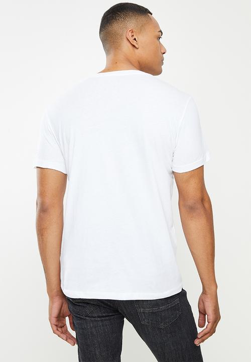 Replay - Replay side label tee - white