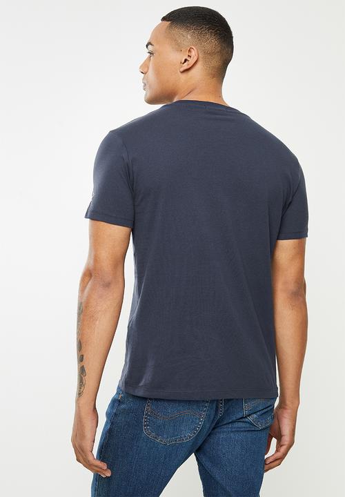 Replay - Replay logo tee - navy