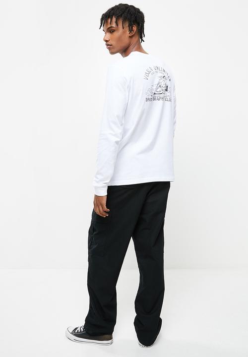 Vissla  - Shapers club long sleeve pocket tee - white