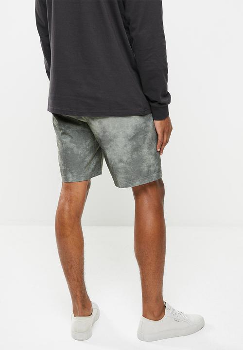 Vissla  - Hemp no see ums eco 18" elastic walkshort - military wash