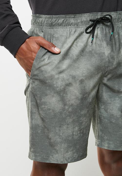 Vissla  - Hemp no see ums eco 18" elastic walkshort - military wash