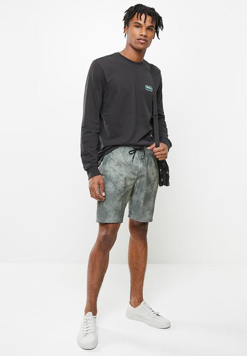 Vissla  - Hemp no see ums eco 18" elastic walkshort - military wash