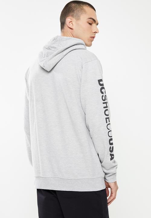 DC - DC Star Pullover Hoodie- Heather Grey
