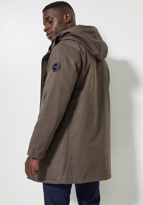 Superbalist - Storm padded parka - dark charcoal grey