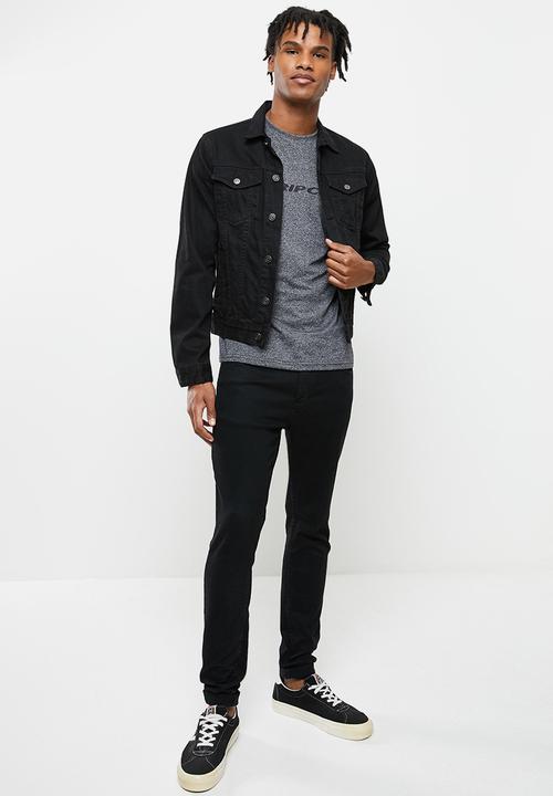 Rip Curl - Classic grand tee - grey & black 