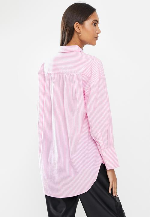 Vero Moda - Stinna long sleeve shirt - fuchsia pink