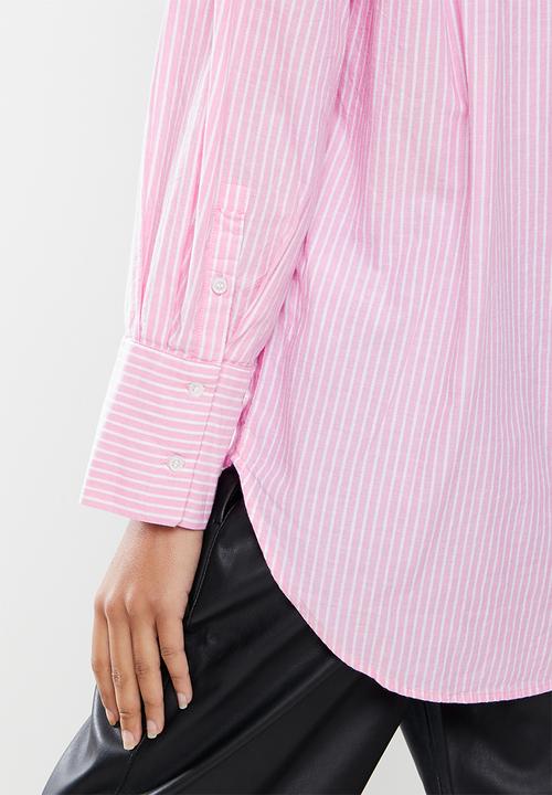 Vero Moda - Stinna long sleeve shirt - fuchsia pink