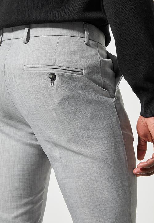 Superbalist - Charlie slim fit trouser - mid grey