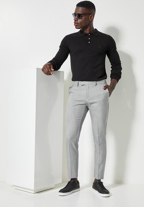 Superbalist - Charlie slim fit trouser - mid grey
