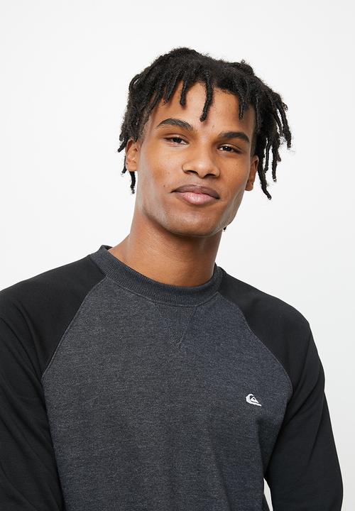 Quiksilver - Everyday Crew Sweatshirt - grey & black 