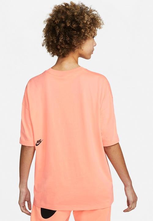 Nike - W nsw ss top dnc - crimson bliss