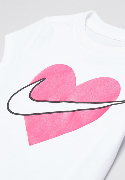 Nike - Nkg nike core heart short sleeve tee - white