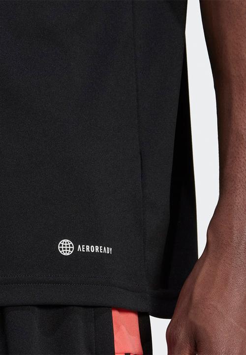 adidas Performance - Tiro Essentials Jersey  - Black/Semi turbo
