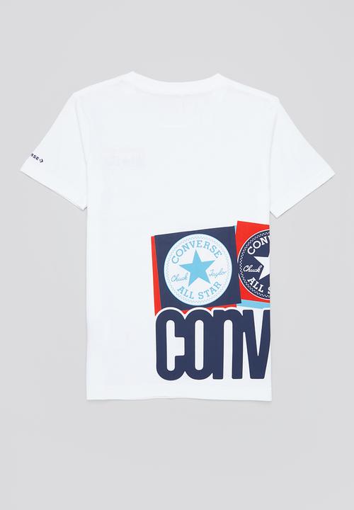 Converse - Converse boxes wrap tee - white