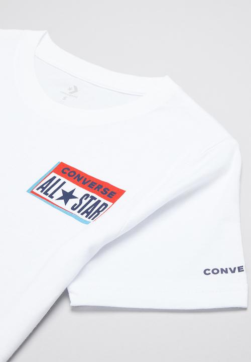 Converse - Converse boxes wrap tee - white