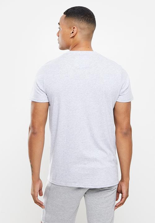 Aca Joe - Aca joe team printed tee - grey melange