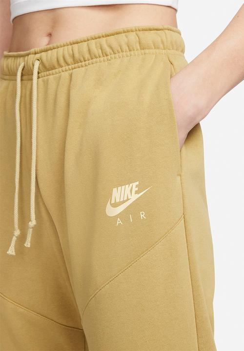 Nike - W nsw air flc pant - wheat grass/ lemon drop