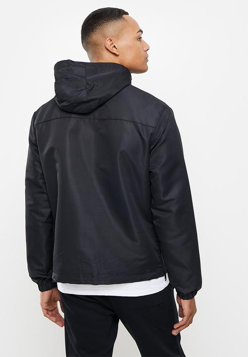 Aca Joe - Aca joe lightweight pouch pocket parka - black 