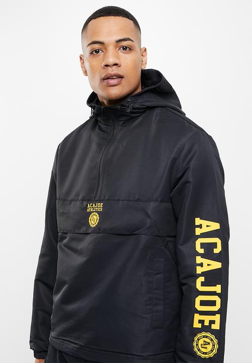 Aca Joe - Aca joe lightweight pouch pocket parka - black 