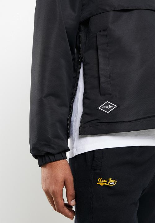 Aca Joe - Aca joe lightweight pouch pocket parka - black 