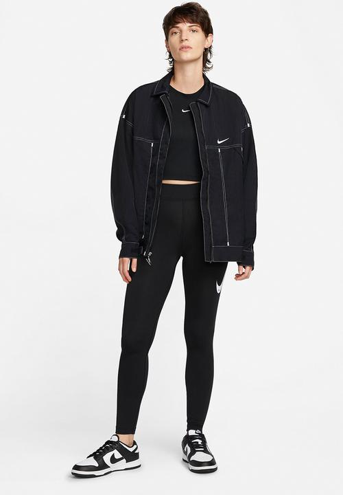 Nike - W nsw swsh hr tight - black