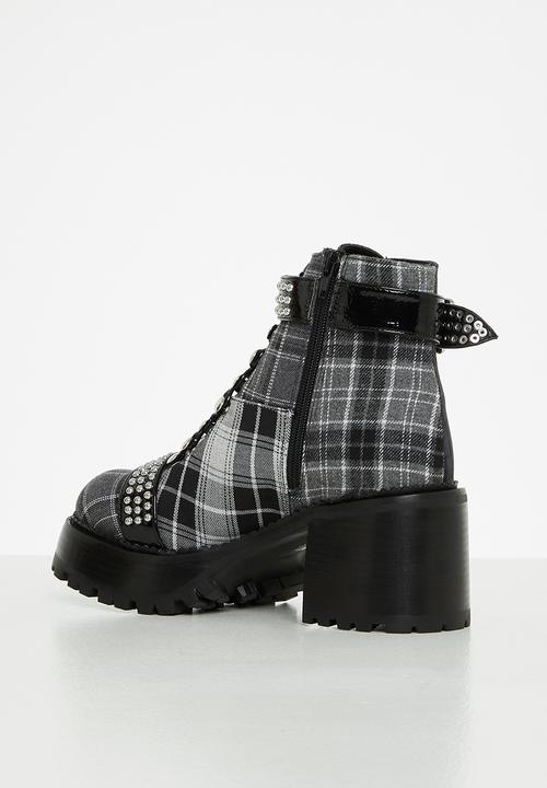 Jeffrey Campbell - Helter-s boot - black & white 
