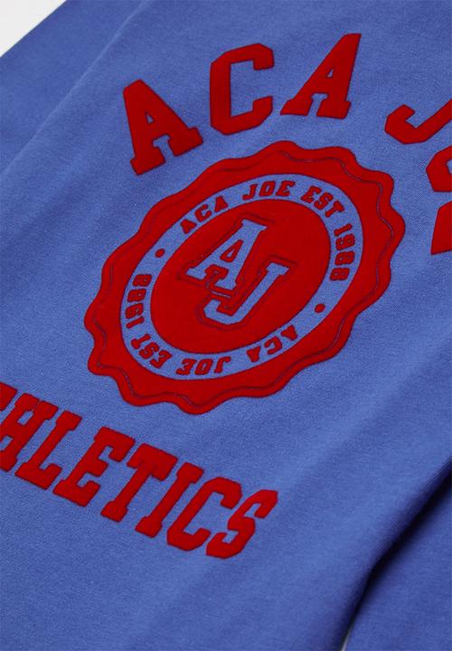Aca Joe - Preboys aca joe flock heritage tee - blue & red