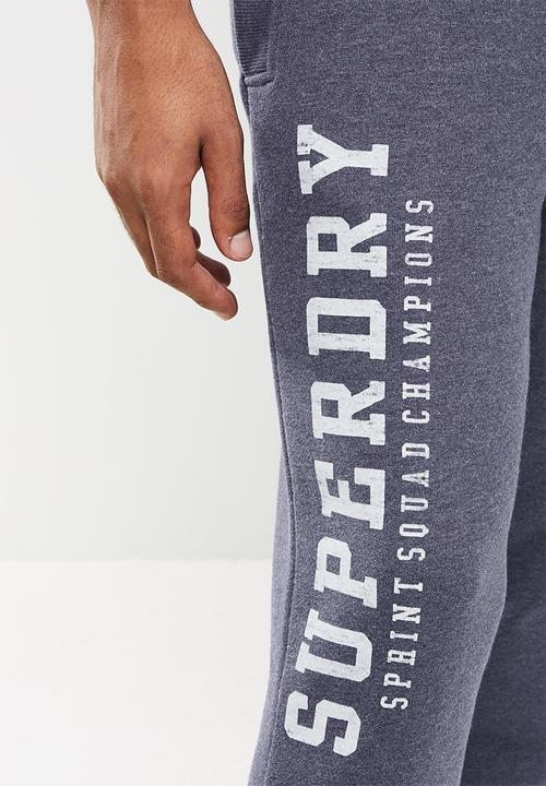 Superdry. - T&f jogger - blue 