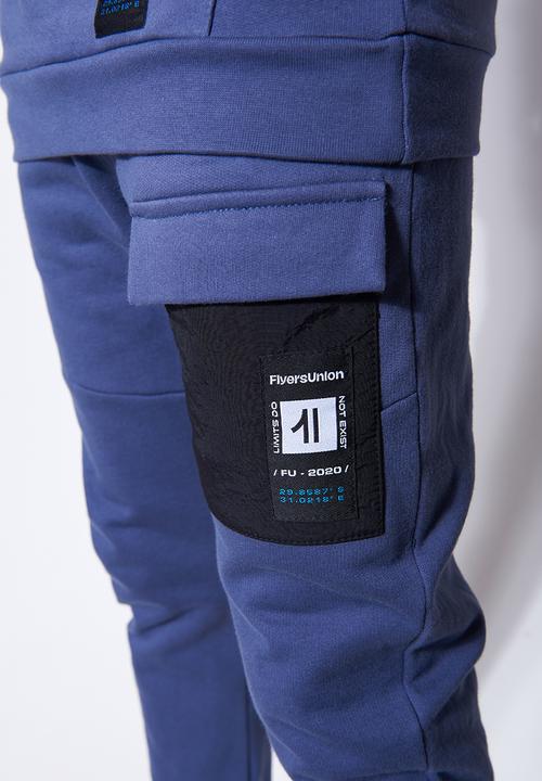 Flyersunion - Panel jogger - dark blue