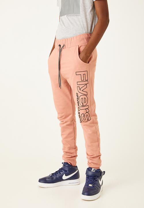 Flyersunion - Fleece jogger - pink