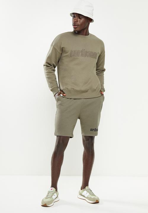 urban° - Urban logo sweater - brown