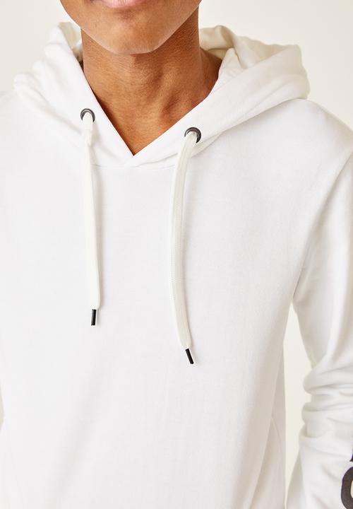 Flyersunion - Fleece hoody - white