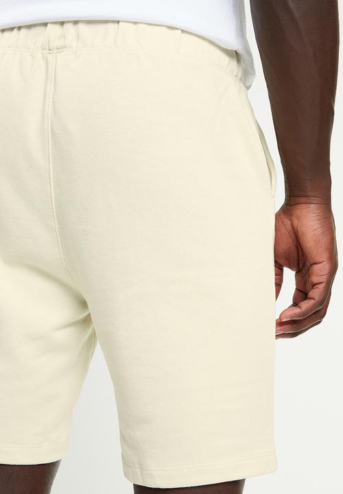 urban° - Urban terry printed front short - bone